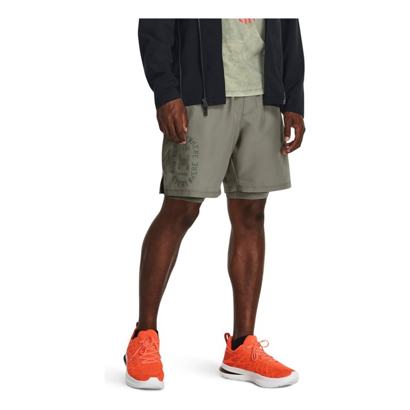 UNDER ARMOUR - Short Hombre UNDER ARMOUR UA RUN EVERYWHERE SH Verde UNDER ARMOUR.