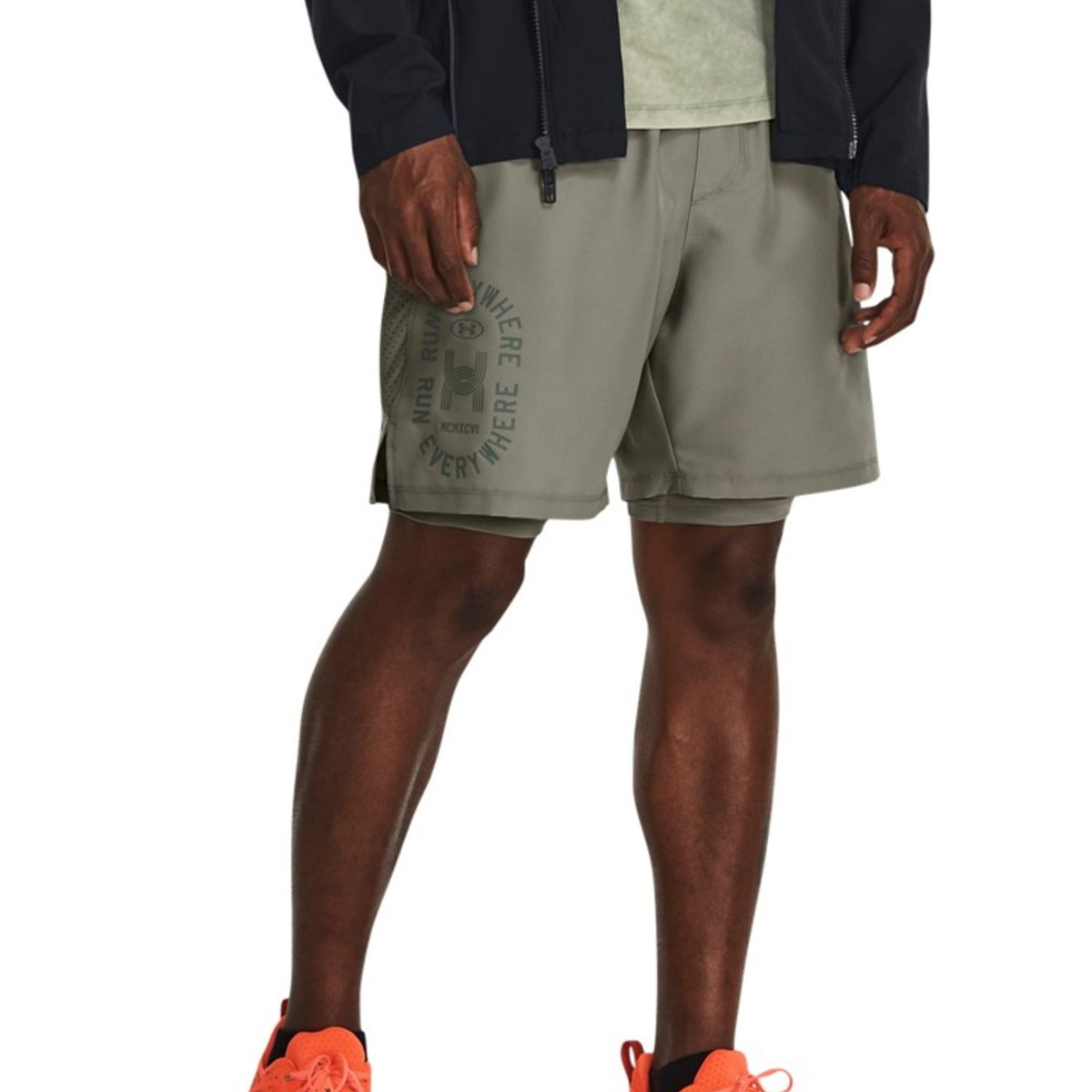 UNDER ARMOUR - Short Hombre Under Armour Run Everywhere Sh Verde UNDER ARMOUR