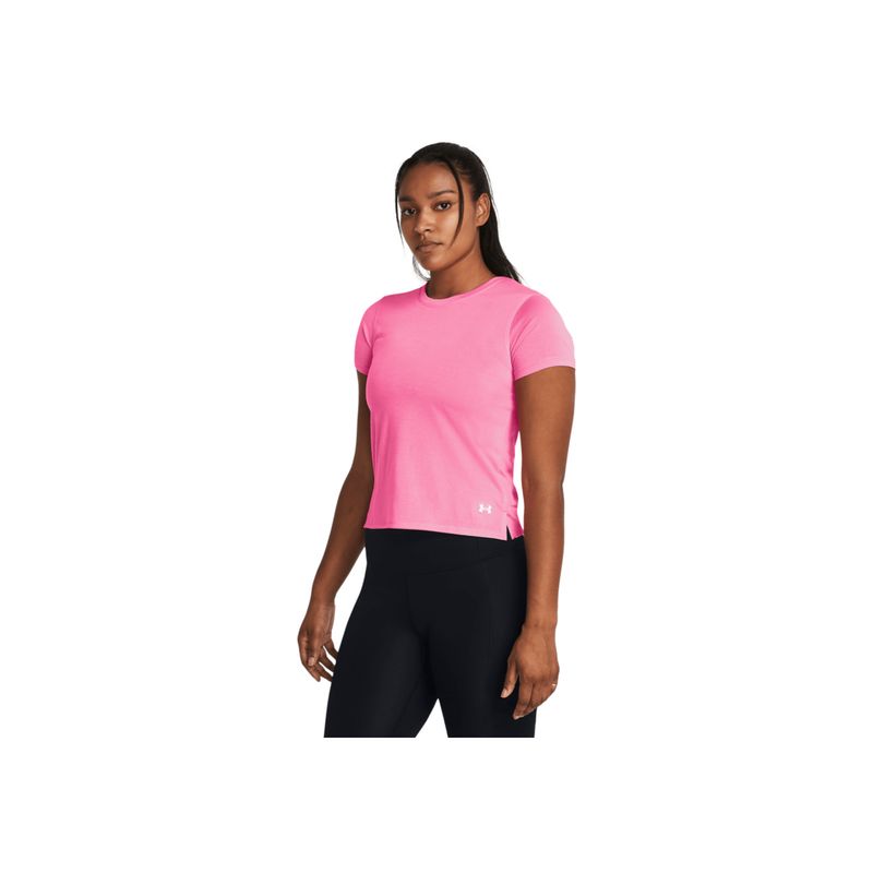 UNDER ARMOUR - Camiseta Mujer UNDER ARMOUR UA LAUNCH SHORTSLEEV Rosa UNDER ARMOUR.