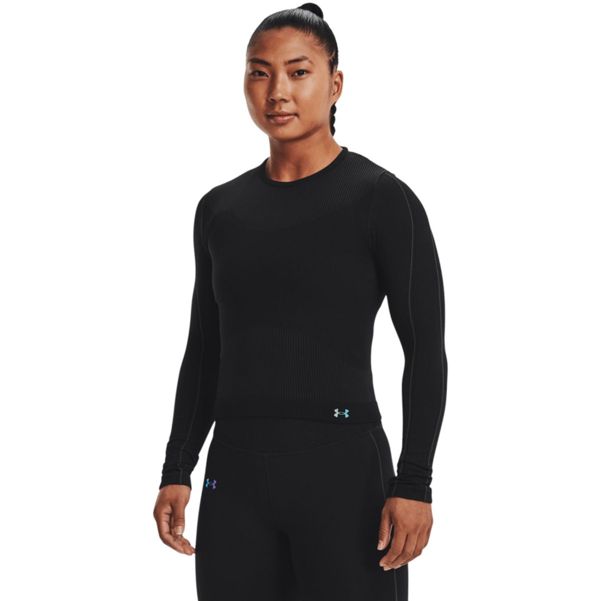 UNDER ARMOUR - Camiseta Mujer UNDER ARMOUR UA RUSH SEAMLESS LS Negro UNDER ARMOUR.