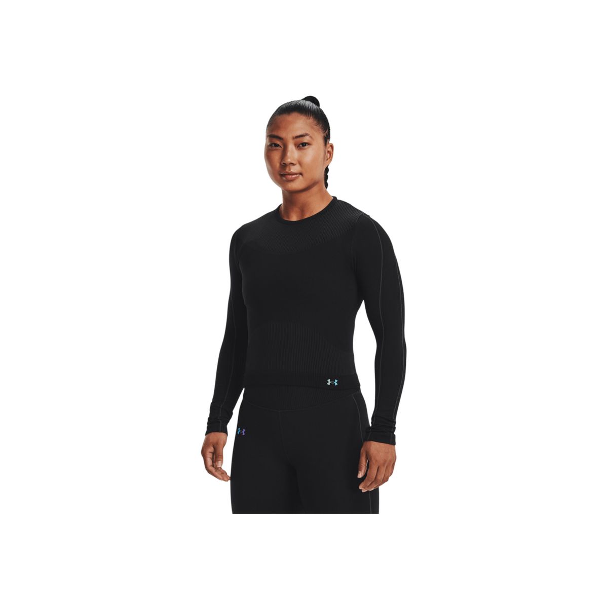 UNDER ARMOUR - Camiseta Mujer UNDER ARMOUR UA RUSH SEAMLESS LS Negro UNDER ARMOUR.