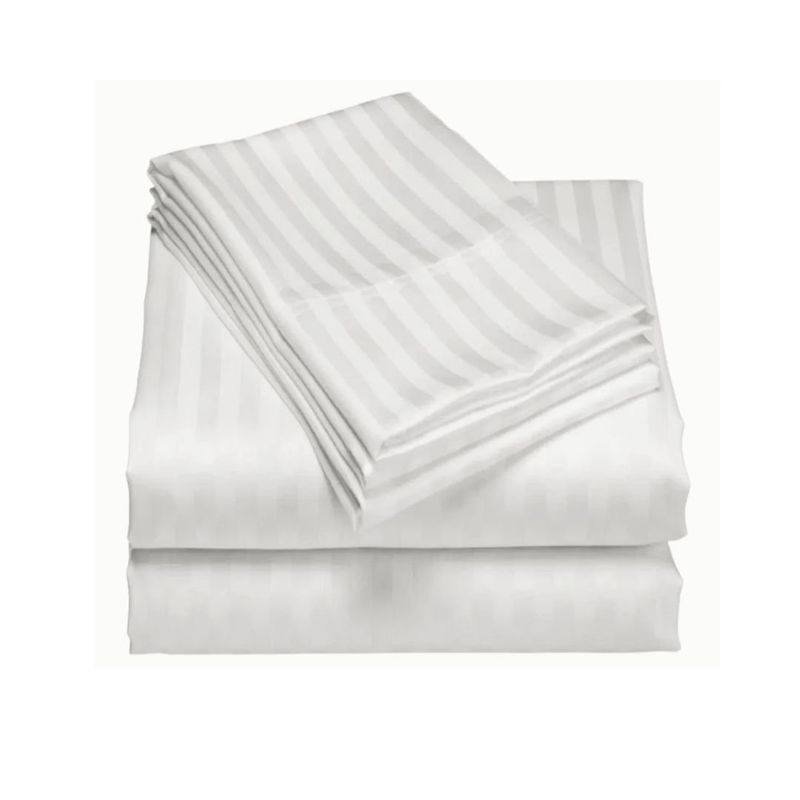 GENERICO - Juego De Sabanas Cama Semidoble 500 Hilos Premium - pastell - blanco