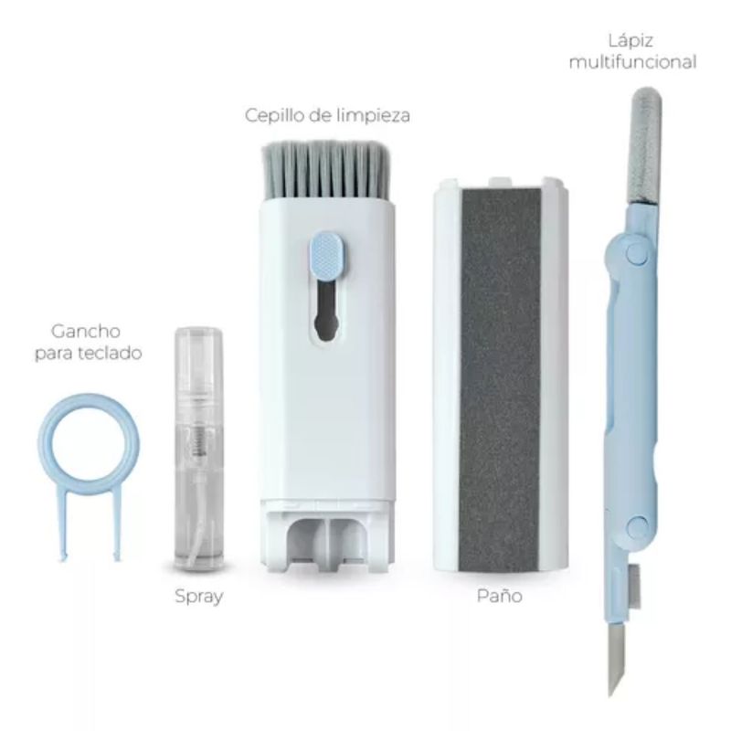GENERICO - Kit De Cepillos Limpiadores De Teclado De Ordenador 7 En 1 P