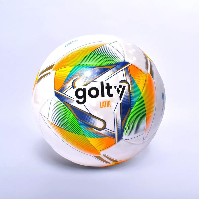 GOLTY - BALÓN DE FÚTBOL PROFESIONAL GOLTY LATIR No5 COSIDO A MANO