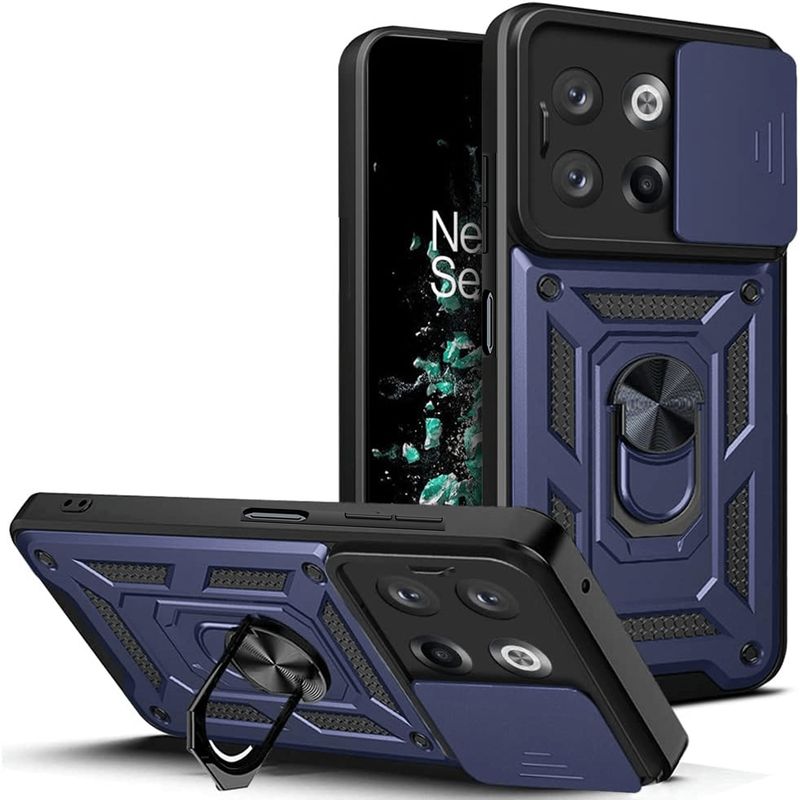 GENERICO - Funda Case Protector Cámara Slider Compatible Tecno Spark 30 5G Azul