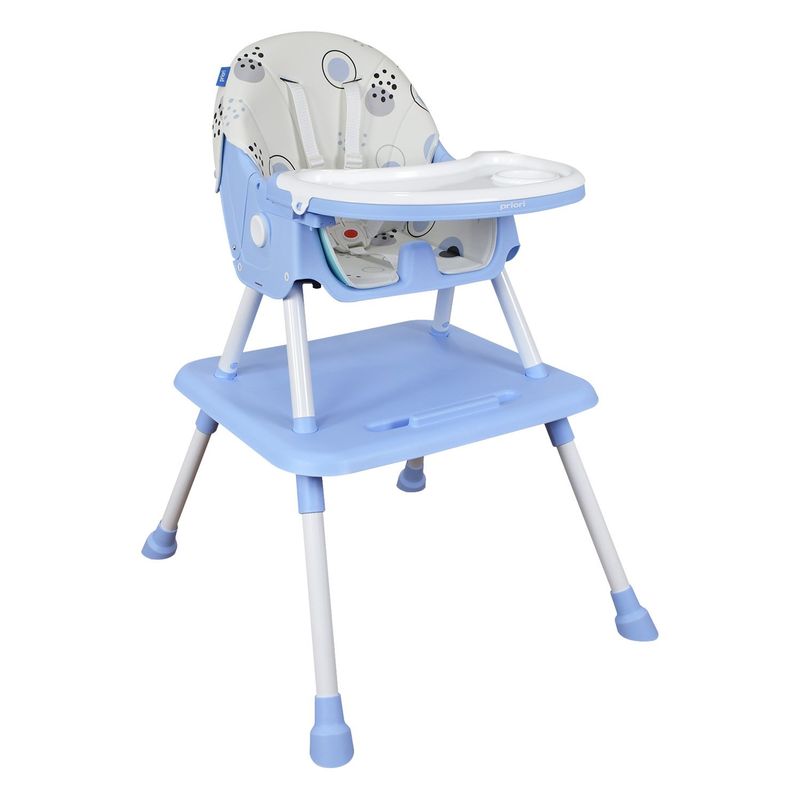 PRIORI - Silla comedor Bebe 3 en 1 Mia Azul Priori