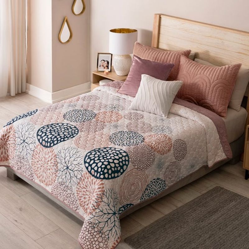 VIANNEY - Cubrelecho Novo Veneto Queen Size Vianney