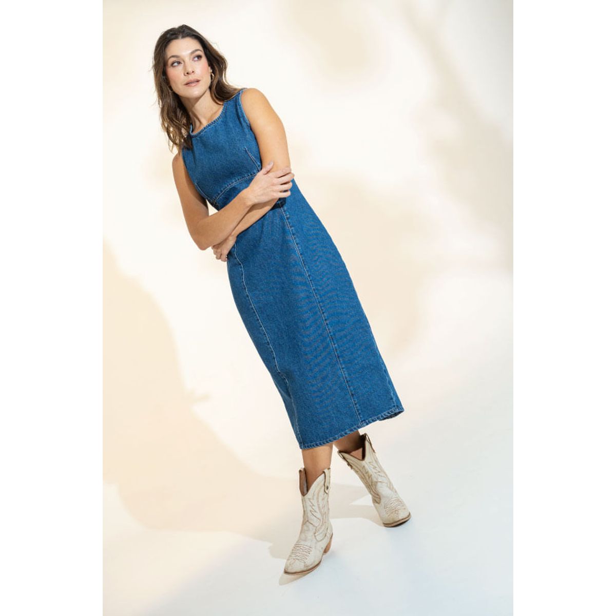 RAGGED - Vestido midi Azul oscuro Ragged