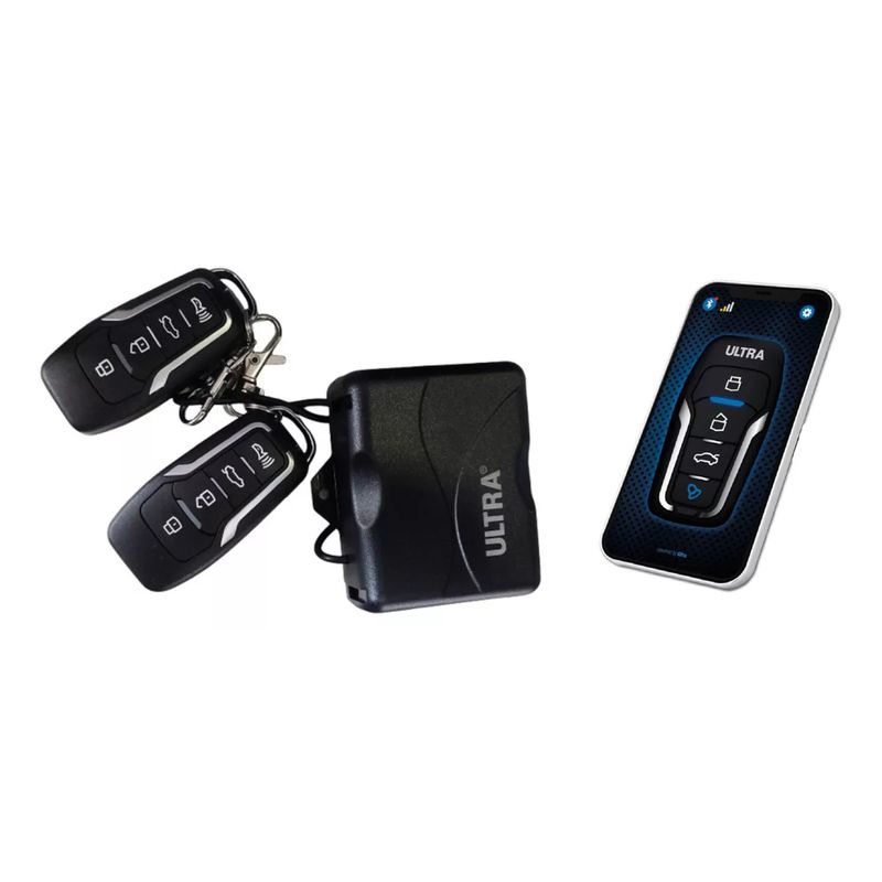 GENERICO - Alarma Ultra Ut4100 Bluetooth Control 4 Botones Para Carro