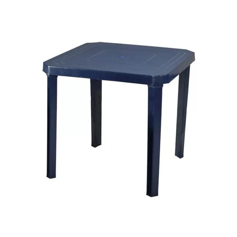 COLPLAST - Mesa Freedom Cuadrada Colplast Azul Oscuro