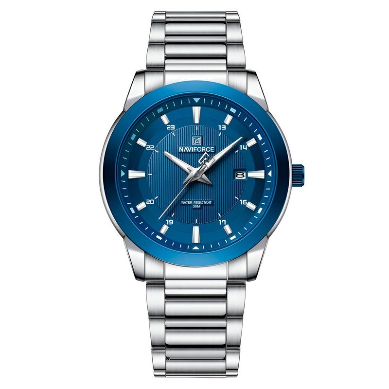 NAVIFORCE - Reloj Naviforce Casual Nf8029 Crono Hombre Acero+ Estuche