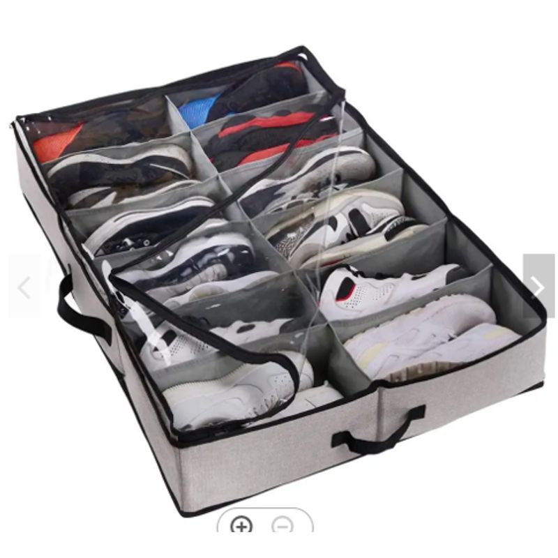 GENERICO - CAJA ORGANIZADOR DE ZAPATOS ZAPATERO BAJO CAMA