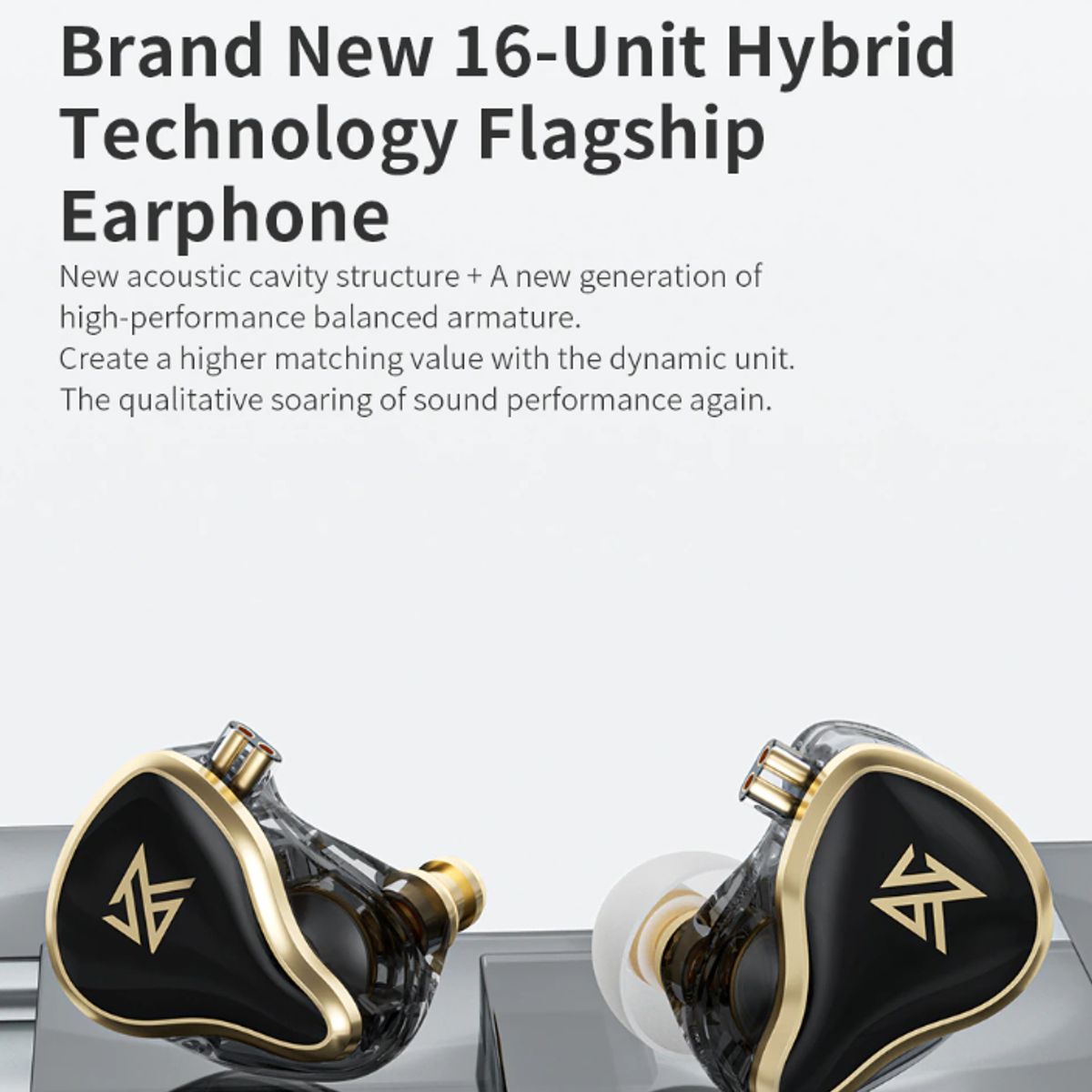 KZ - Audifonos Kz Zas Monitores In Ear Hifi Zsx Zax