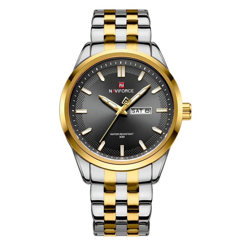 NAVIFORCE - Reloj Naviforce Casual Nf9203 Crono Hombre Acero+ Estuche