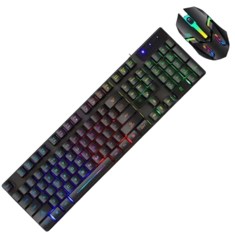 ZHOPI CO - Combo J37 Teclado Gamer y Mouse Retroiluminado
