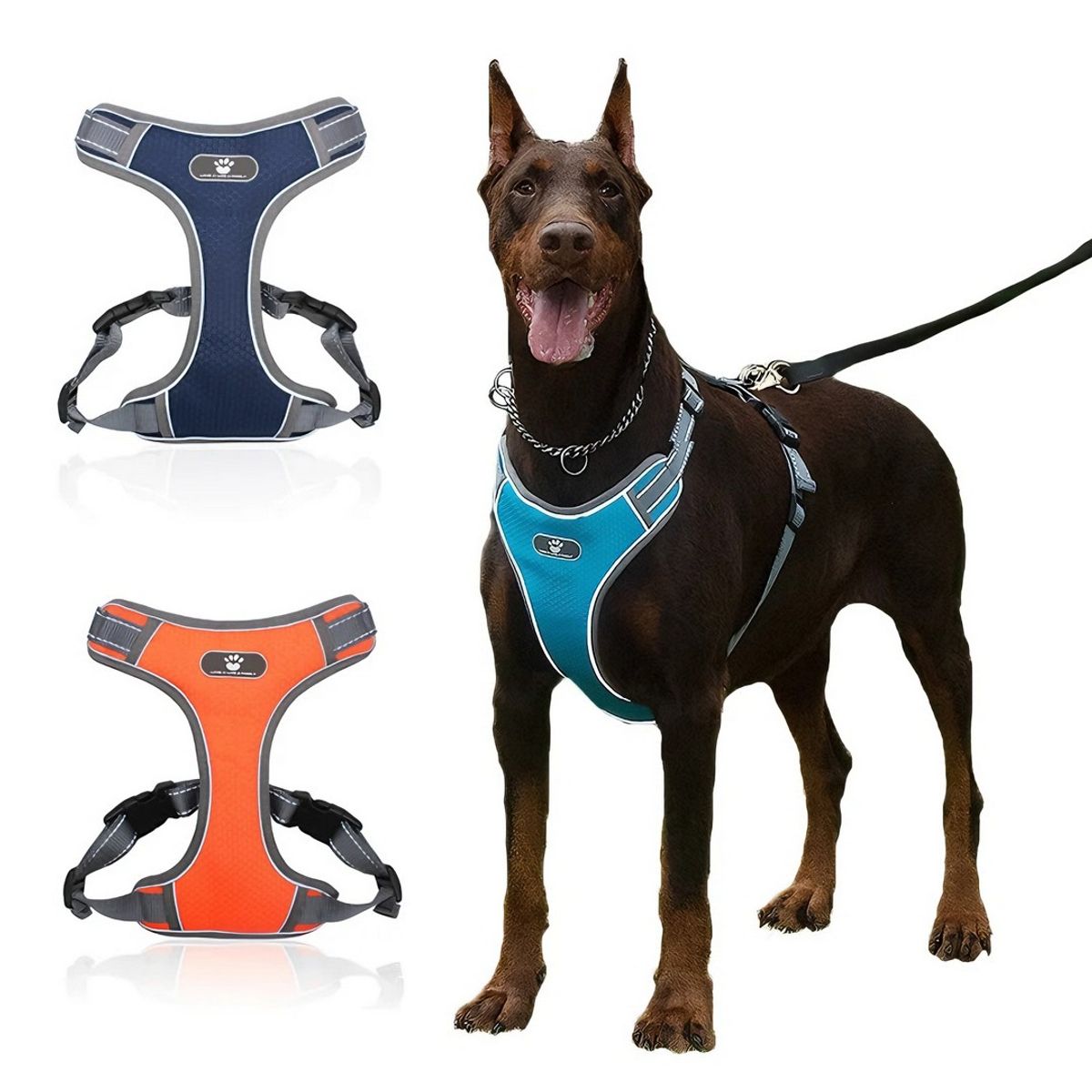 GENERICO - Pechera Para Perro Razas Medianas Y Grande Azul Claro Talla L