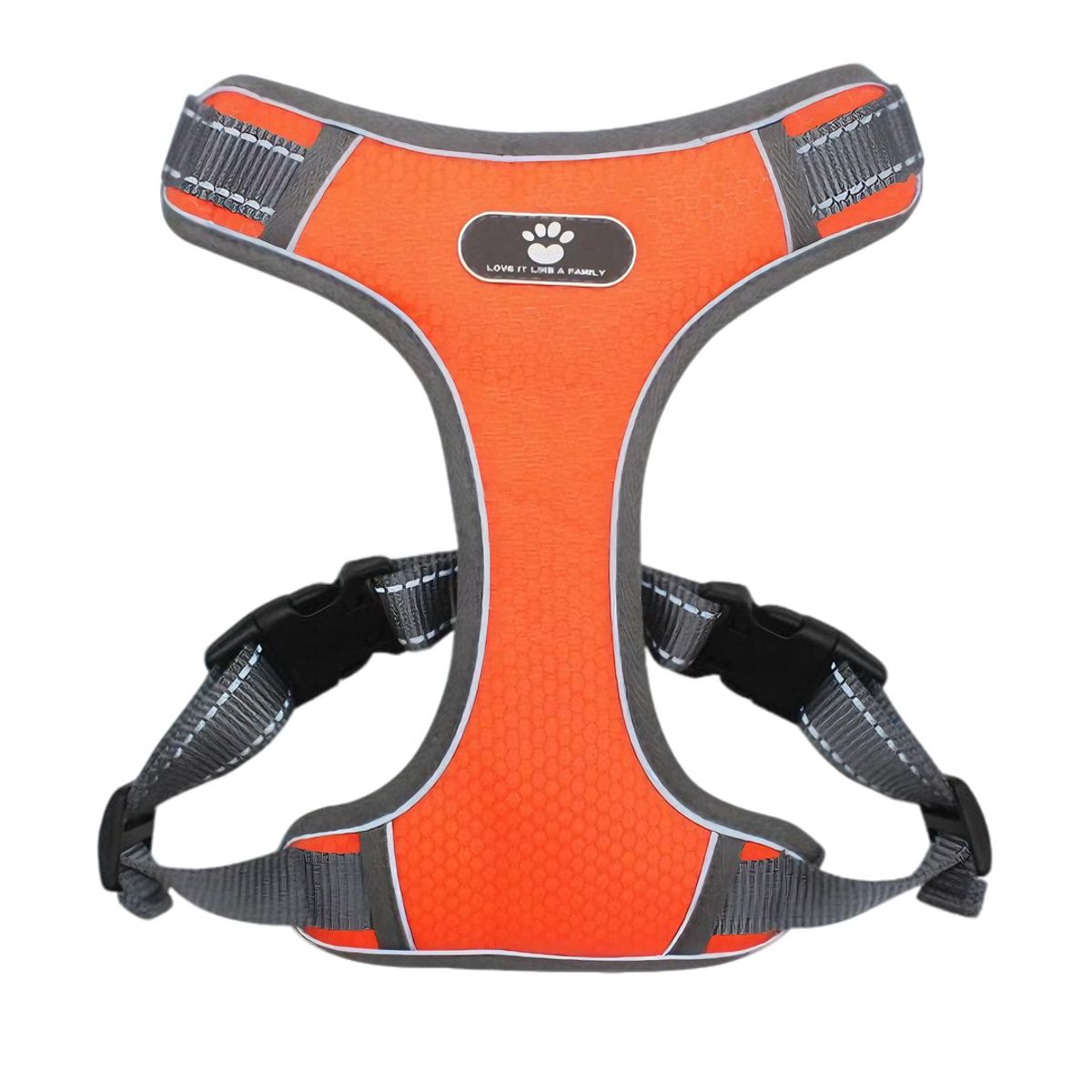 GENERICO - Pechera Para Perro Razas Medianas Y Grande Naranja Talla L