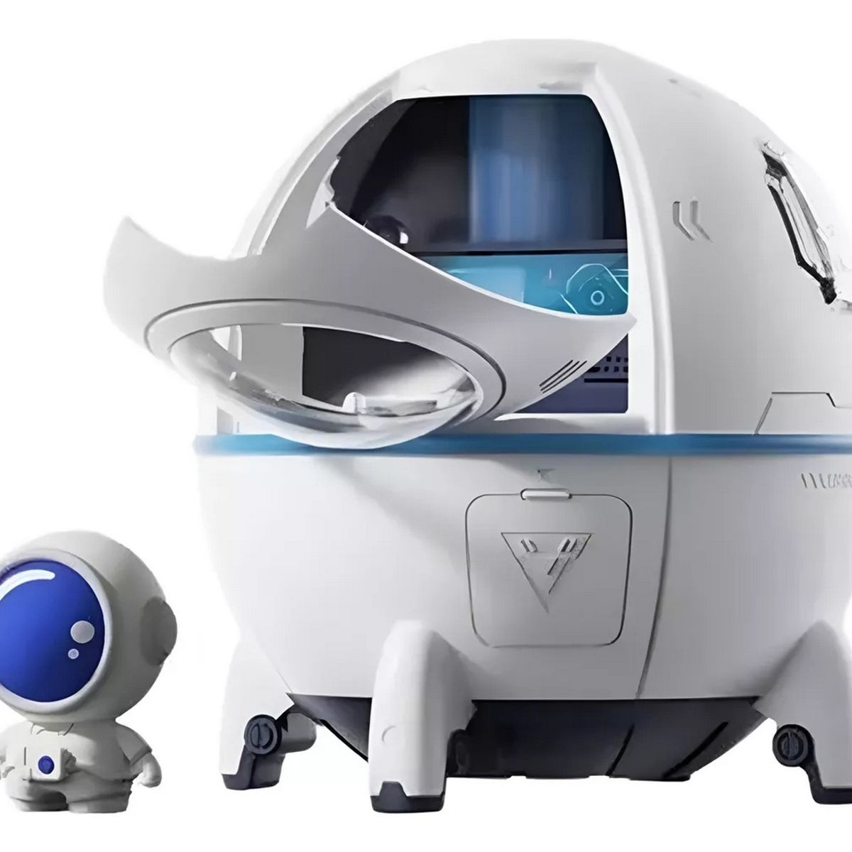 GENERICO - Humidificador Difusor De Aromas Led Nave Espacial Astronauta