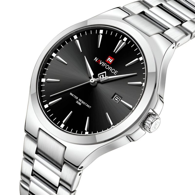 NAVIFORCE - Reloj Naviforce Casual Nf9214 Crono Hombre Acero+ Estuche