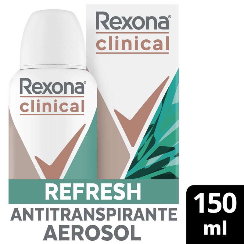 UNILEVER - Desodorante Rexona Clinical Intense Fresh Mujer 150ml