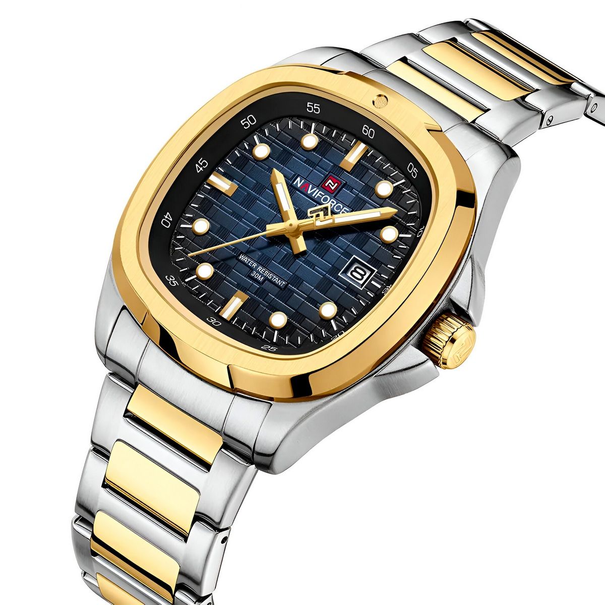 NAVIFORCE - Reloj Naviforce Casual Nf9240 Crono Hombre Acero+ Estuche