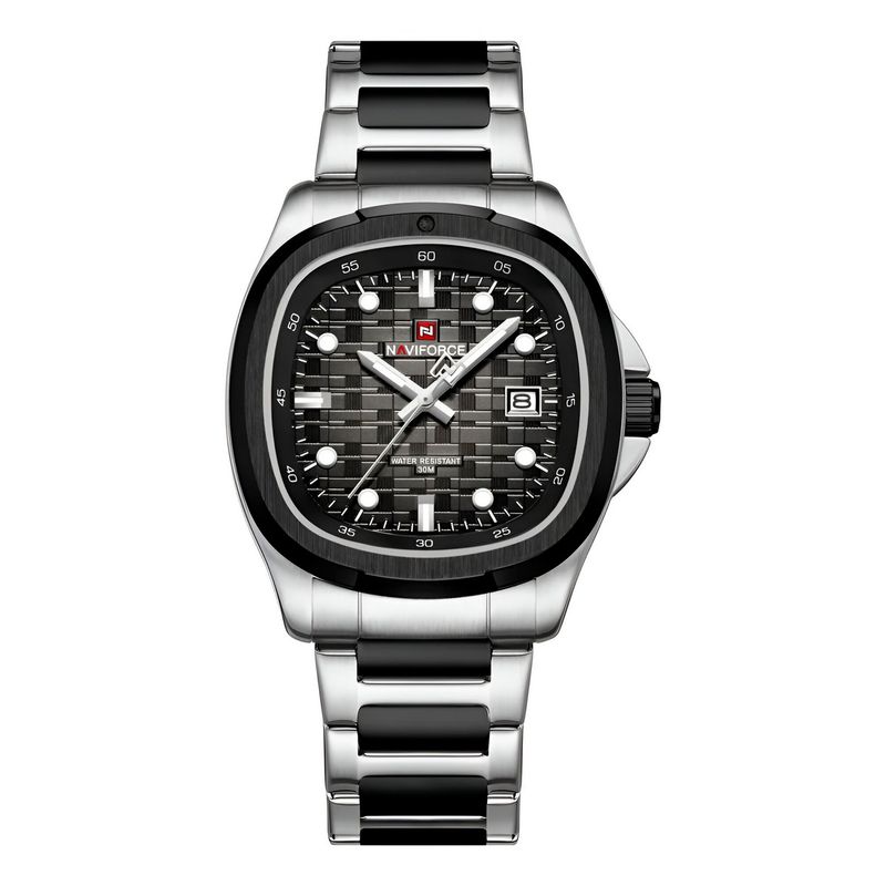 NAVIFORCE - Reloj Naviforce Casual Nf9240 Crono Hombre Acero+ Estuche