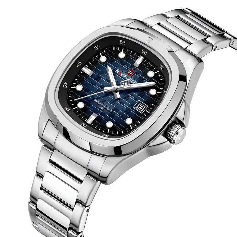 NAVIFORCE - Reloj Naviforce Casual Nf9240 Crono Hombre Acero+ Estuche