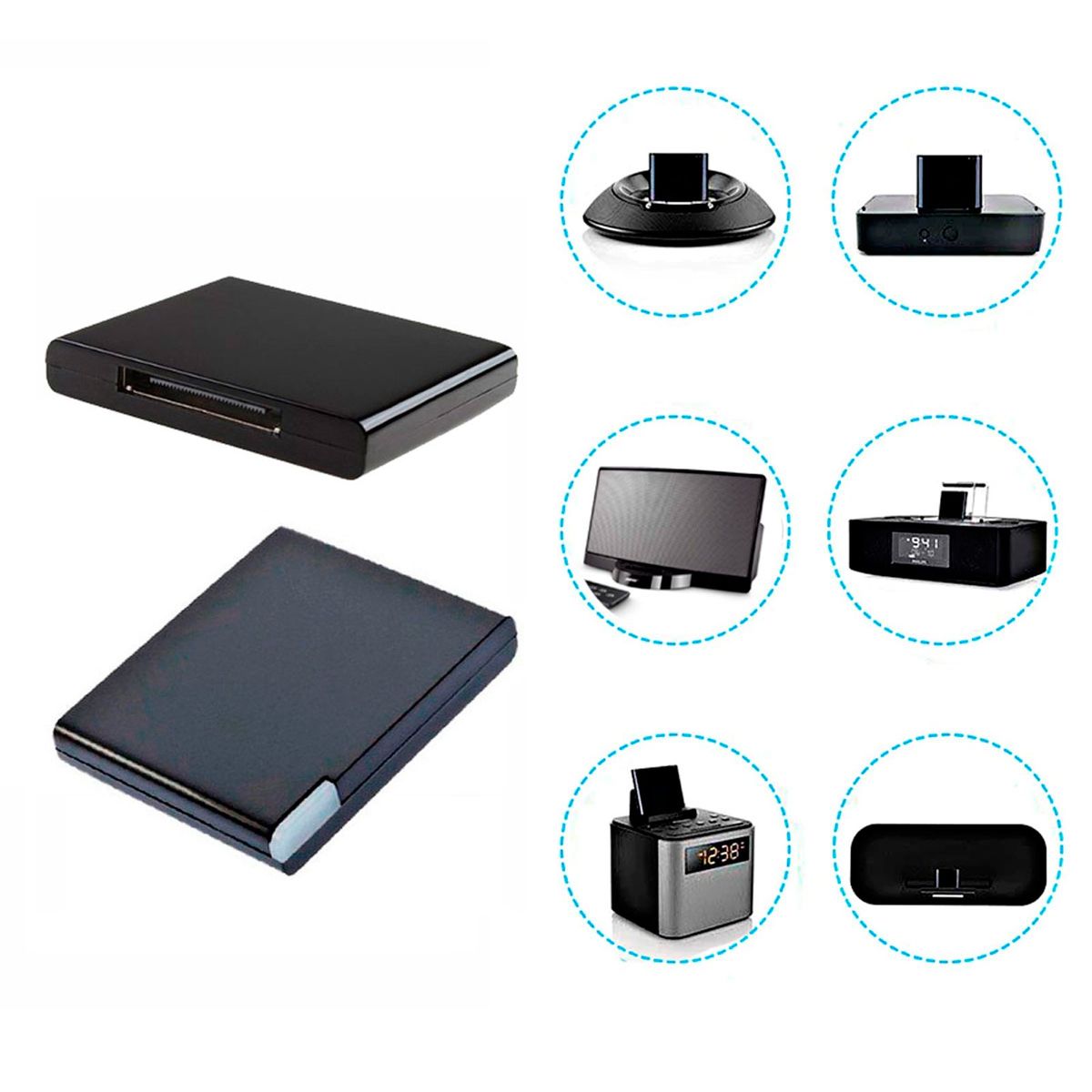 GENERICO - Bluetooth Audio Receptor 30 Pines Para Bose Sounddock 2004