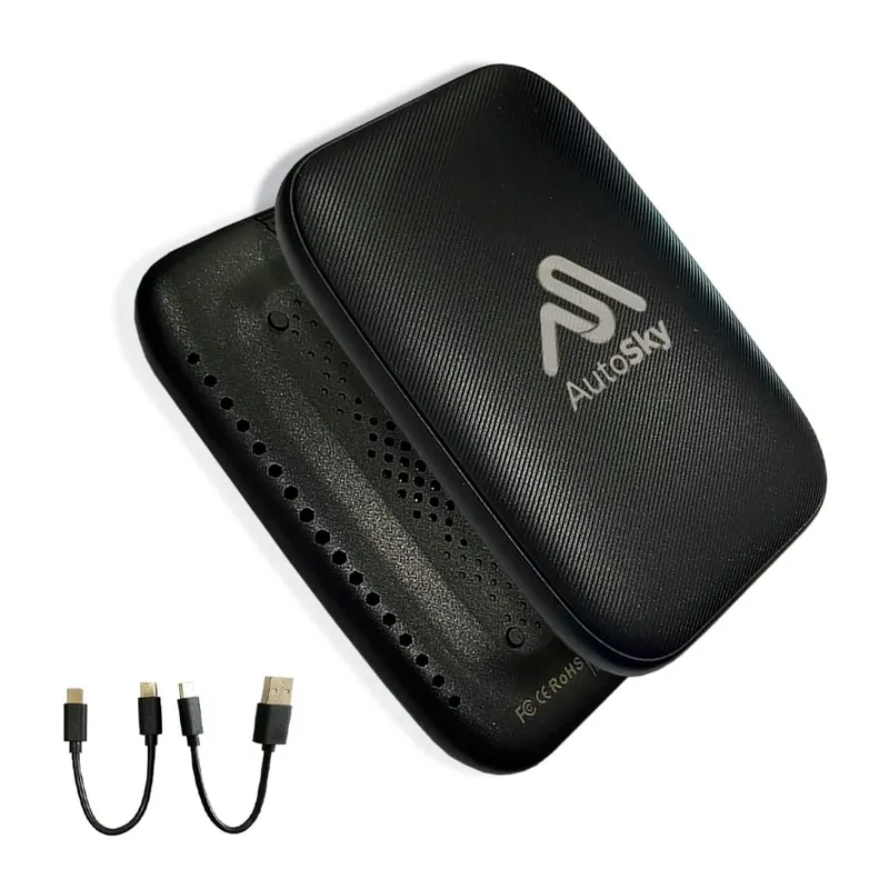AUTOSKY - Adaptador AI Box Lite Inalambrico Carplay Apple Auto Android