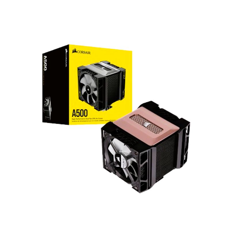 CORSAIR - Disipador CORSAIR A500 DUAL FAN INTEL Y AMD