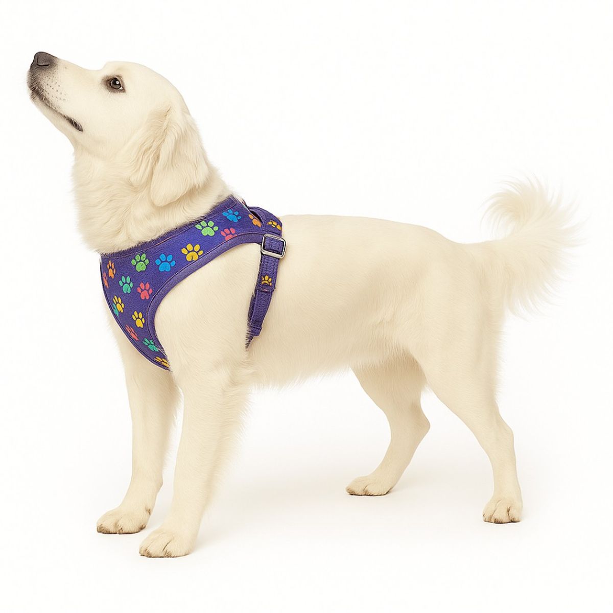 GENERICO - Arnes Perro Con Estampado Razas Pequeñas Lila XS