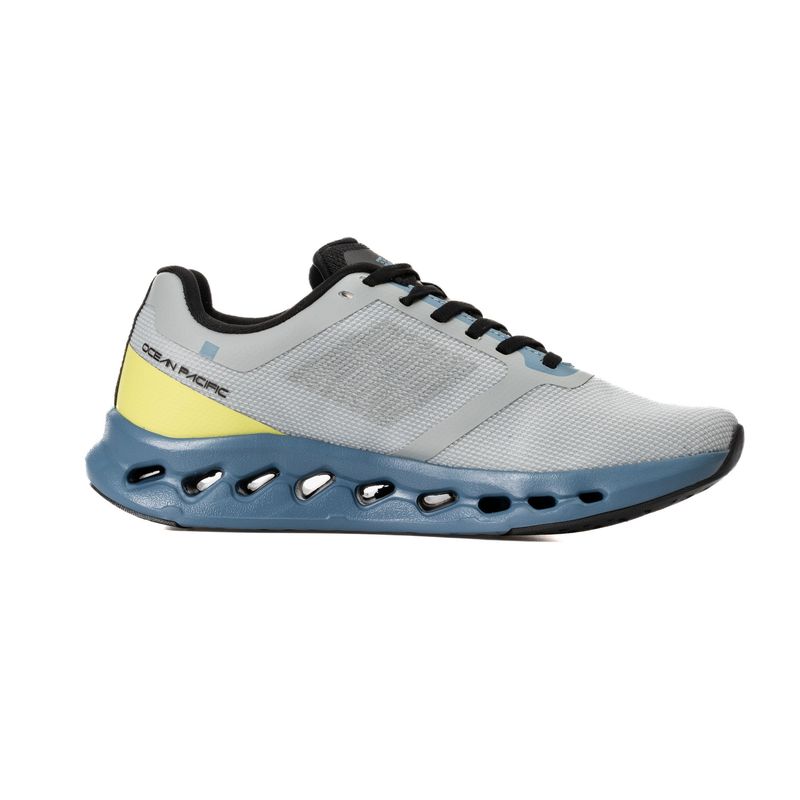 OCEAN PACIFIC - Tenis OP Plen Para Hombre Color Gris y Azul