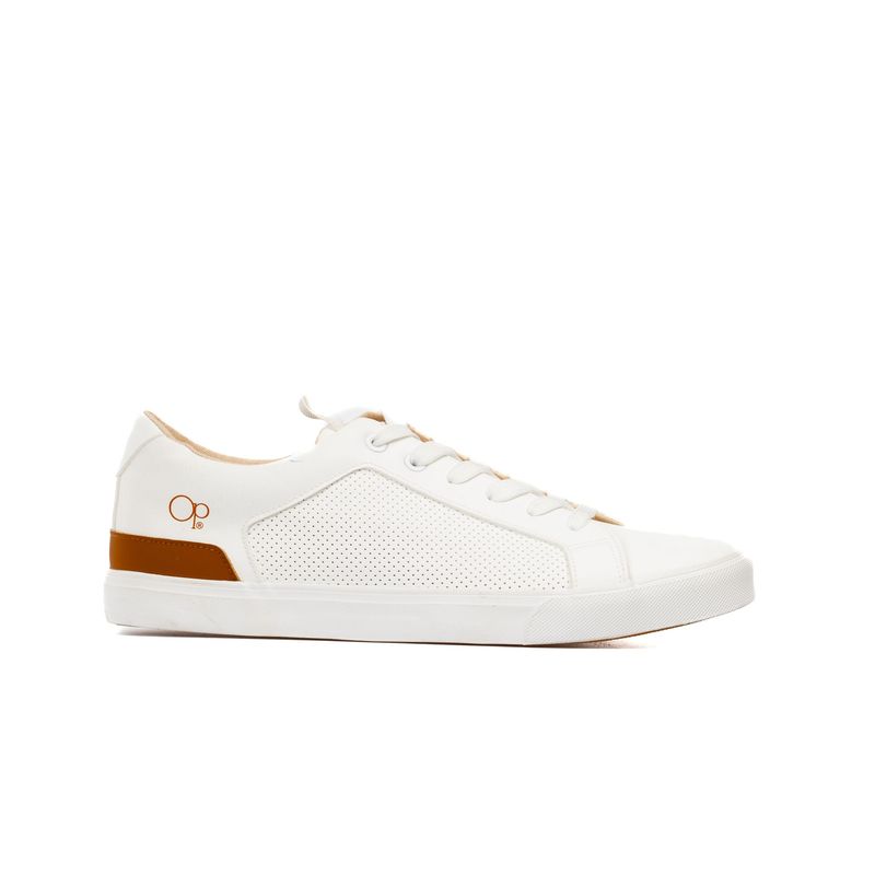 OCEAN PACIFIC - Tenis Ocean Pacific Tizer Para Hombre Color Blanco y Café
