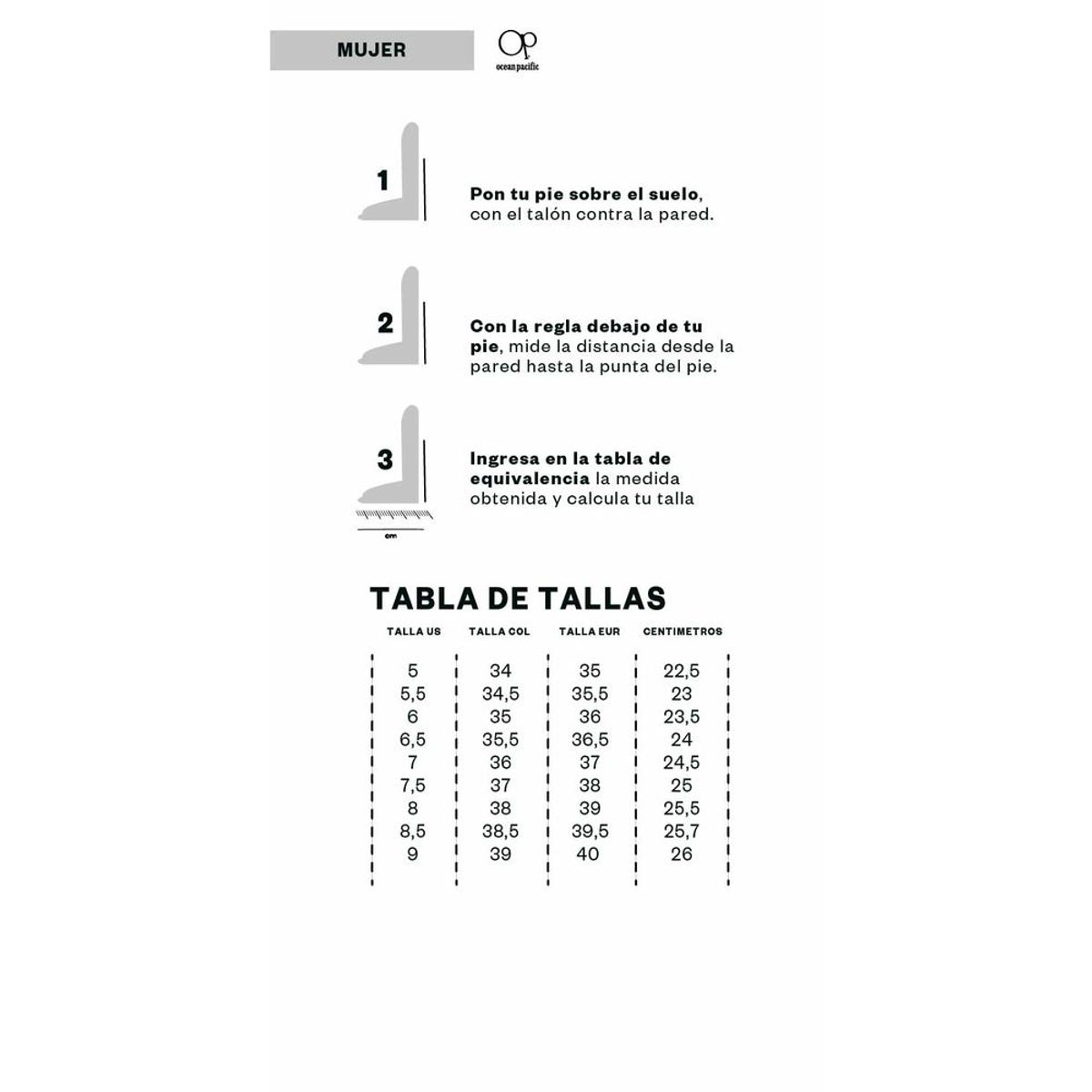 OCEAN PACIFIC - Tenis Ocean Pacific Veruna Para Mujer Color Negro y Dorado