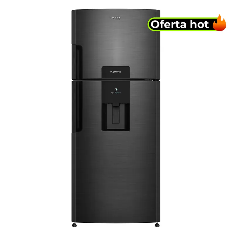 MABE - Nevera No Frost 389 L Brutos Black Steel Mabe RMP389GCC