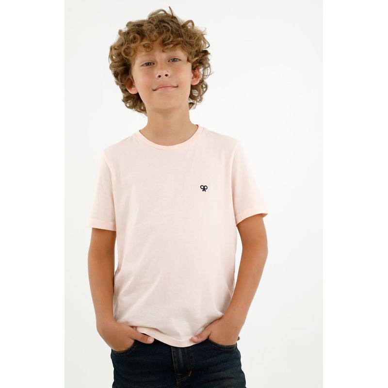 TENNIS - Camiseta rosada para niño