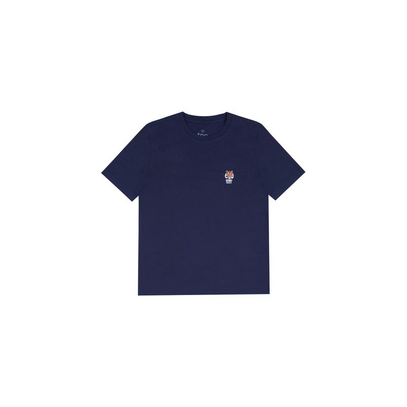 TENNIS - Camiseta básica azul con estampado divertido para niño