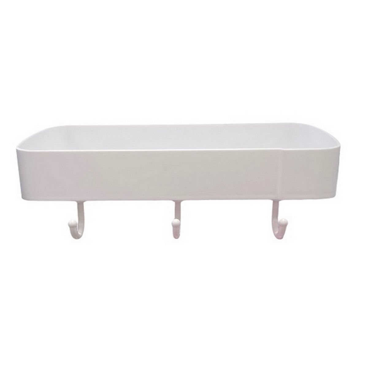 GENERICO - Soporte Rectangular Organizador Baño Pared Adhesivo