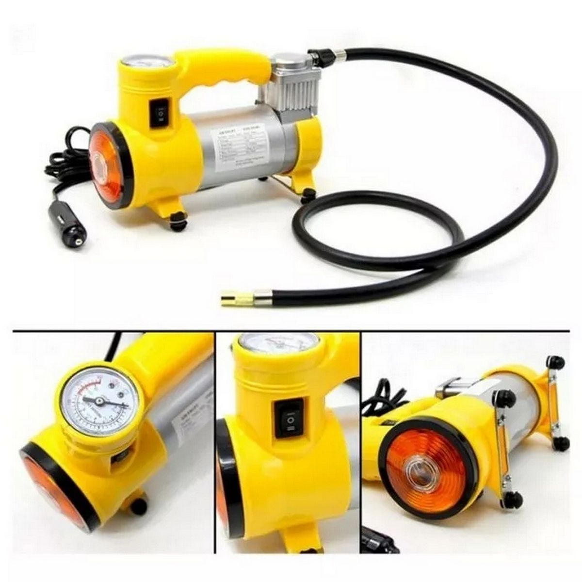 GENERICO - Compresor De Aire 12v Cyclone Ac-pro 150 Psi 35 Lpm Luz