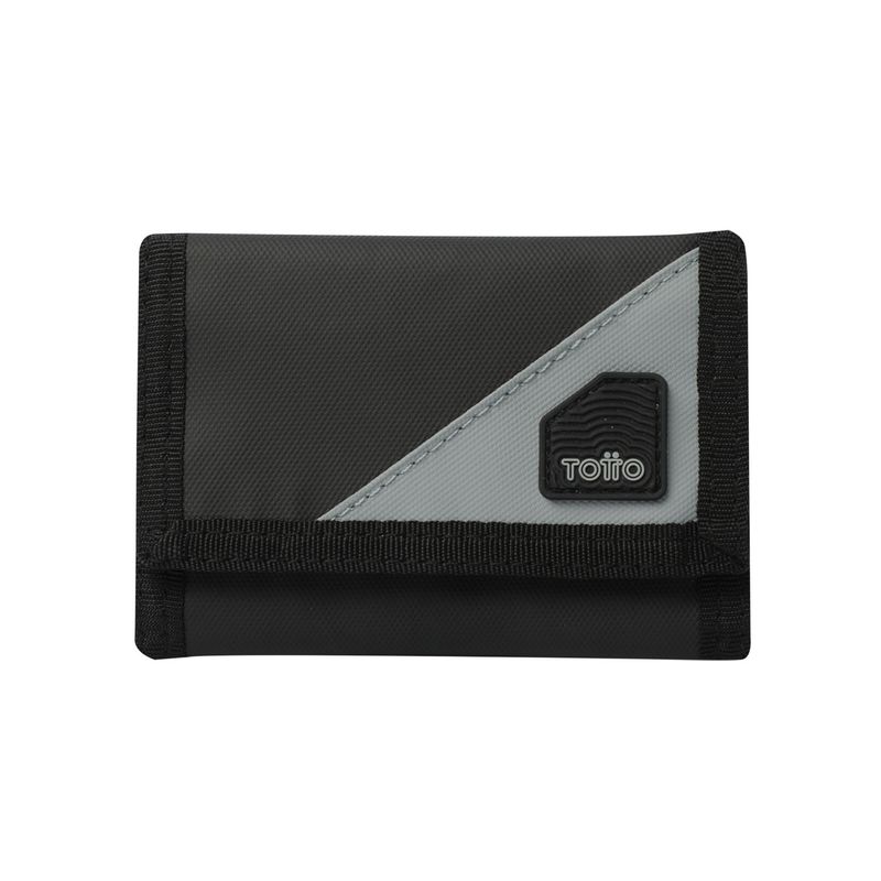 TOTTO - Billetera Antirrobo Para Hombre Negro Contrast Can Totto