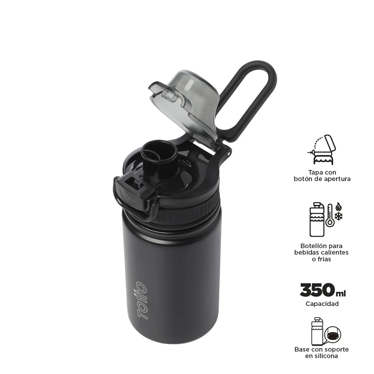 TOTTO - Botellón Termo Botilito Metálico Hombre Jet Totto