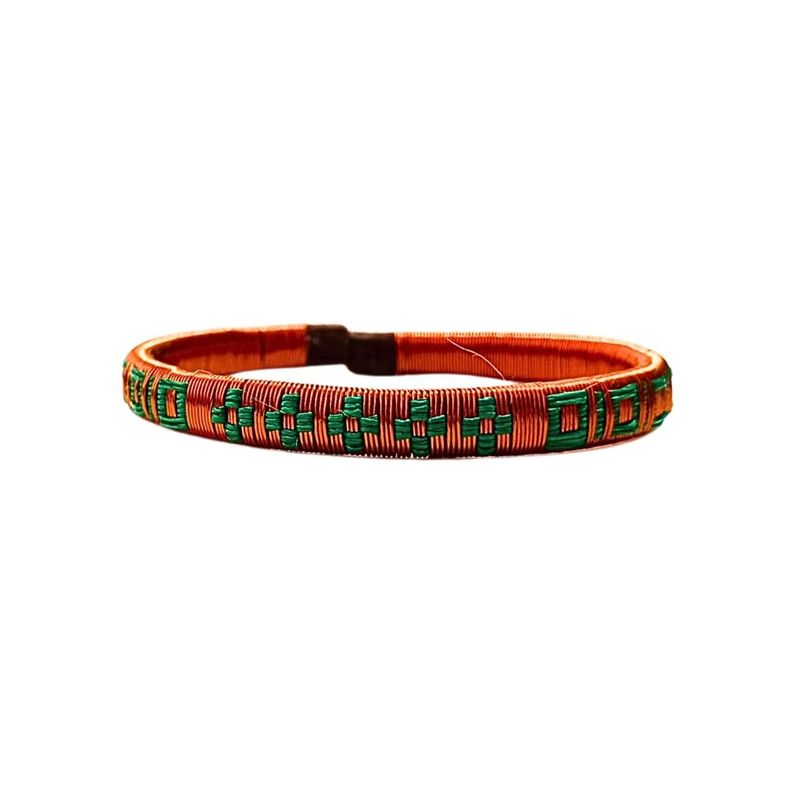 GENERICO - Pulsera Unisex de Cobre y Werregue Hecha a Mano por Indígenas Wounaan