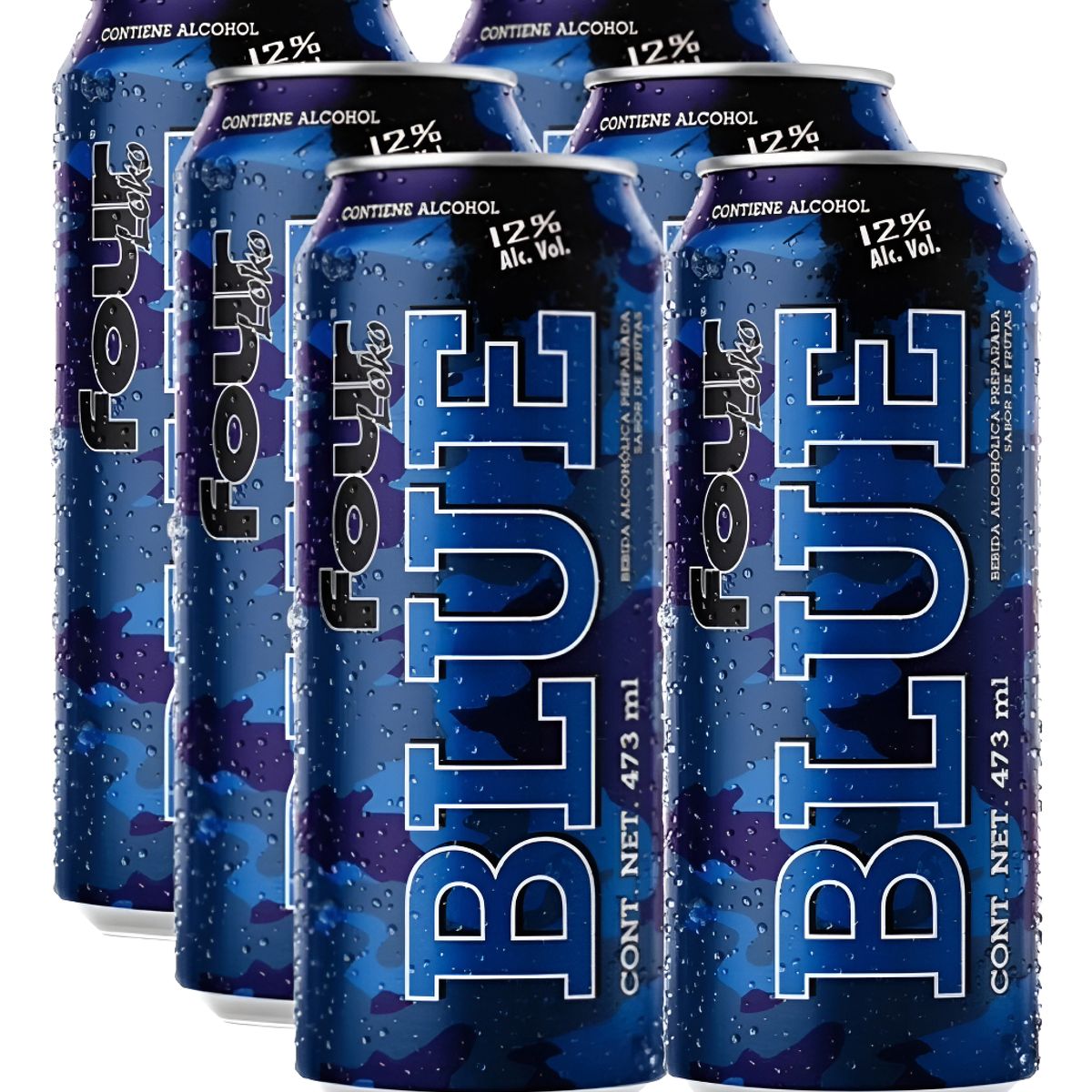 GENERICO - Four Loko X 6 Unidades Blue