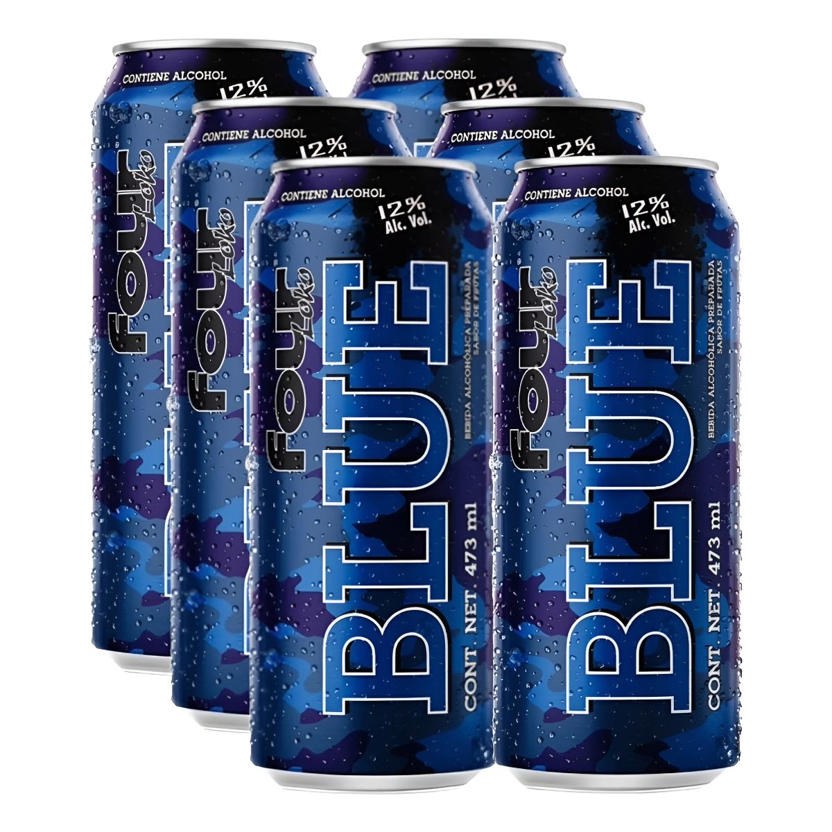 GENERICO - Four Loko X 6 Unidades Blue