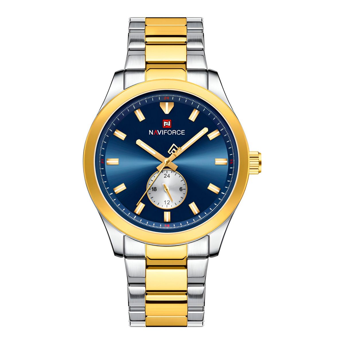 NAVIFORCE - Reloj Naviforce Casual Nf9231 Crono Hombre Acero+ Estuche