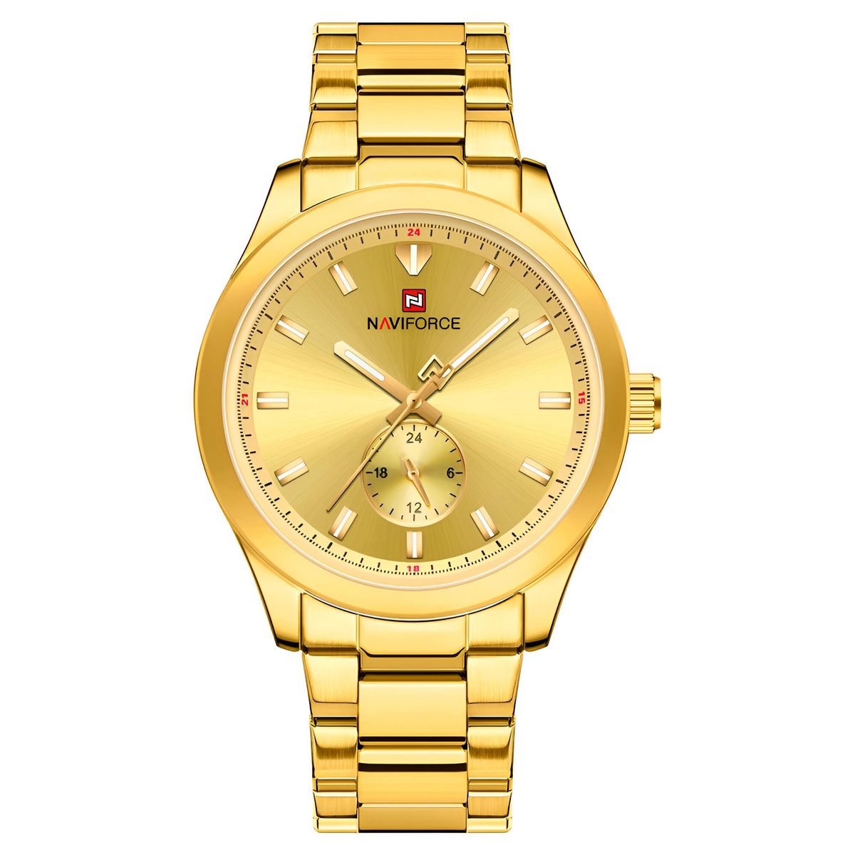 NAVIFORCE - Reloj Naviforce Casual Nf9231 Crono Hombre Acero+ Estuche