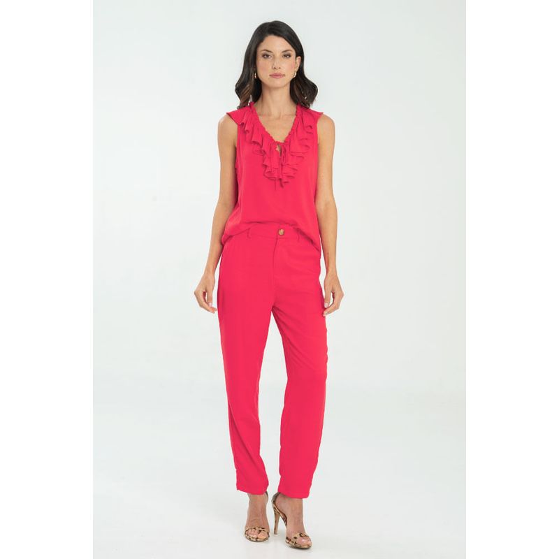 RAGGED - Pantalon providencia Rosado candy Ragged