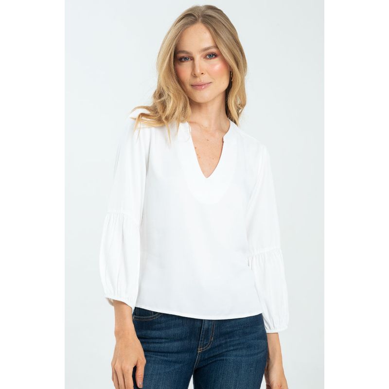 RAGGED - Blusa jenna Blanco crudo Ragged