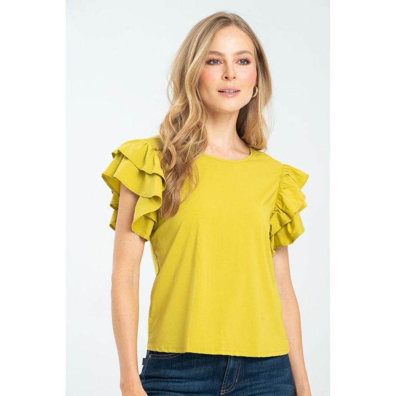 RAGGED - Blusa macondo Verde olivo Ragged