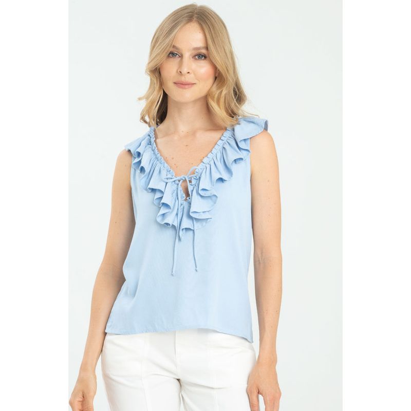 RAGGED - Blusa maison Azul claro Ragged